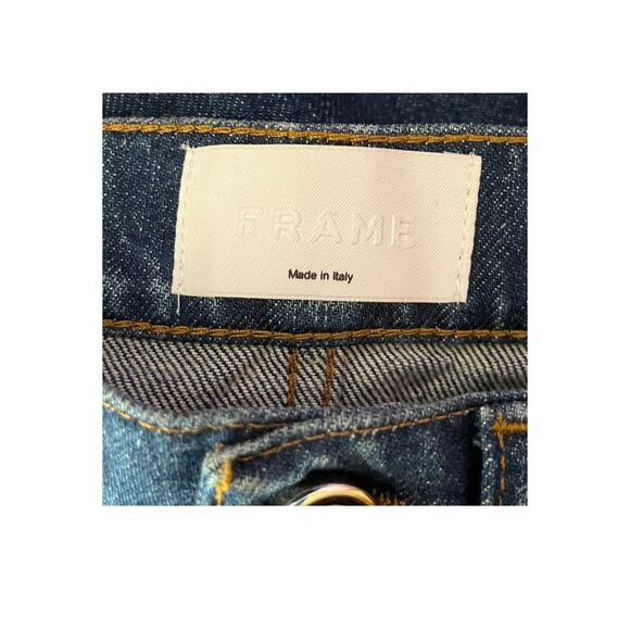 Frame Jeans Le Italien Pixie Flare denim blue size 27 - Picture 4 of 7